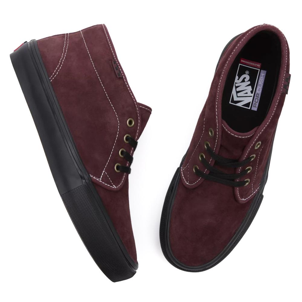 Vans Shoes Styled Vans Chukka Boots VANS SKATE CHUKKA DARK RED