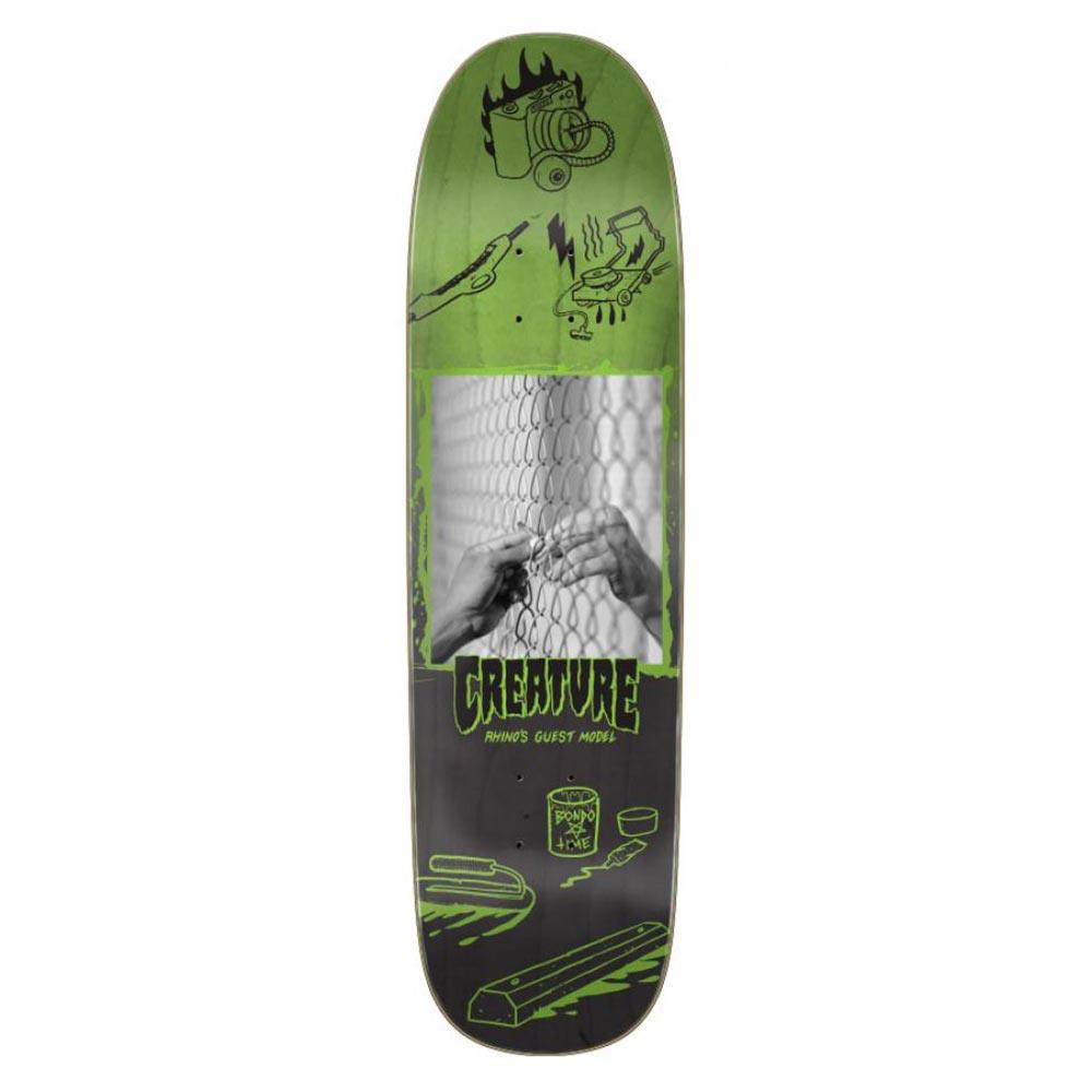 Creature Skateboard Deck - Rhino Guest Capture Black/Green 8.65