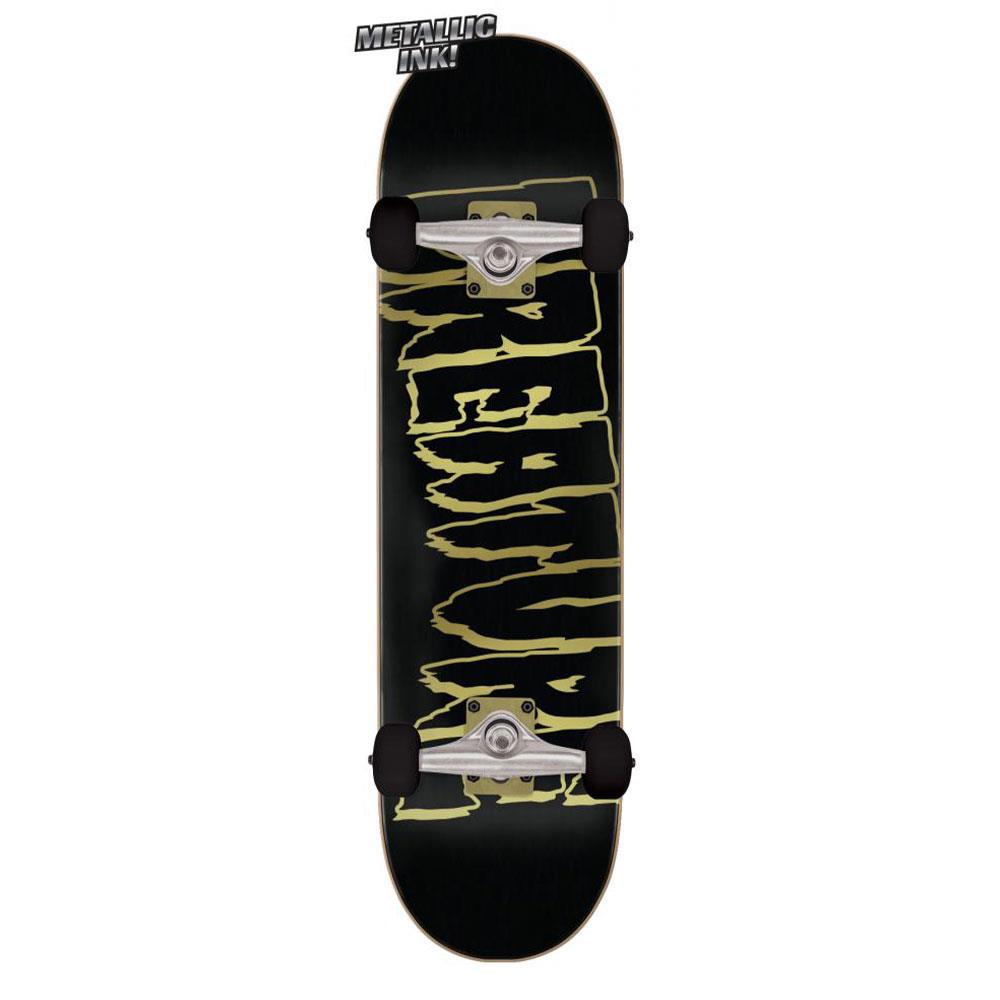 Creature Complete Skateboard - Logo Outline Large Black 8.25"
