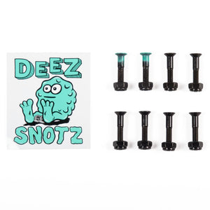 DeezNutz Skateboard Truck Bolts - 1" Snotz Bolts (8 Pack)