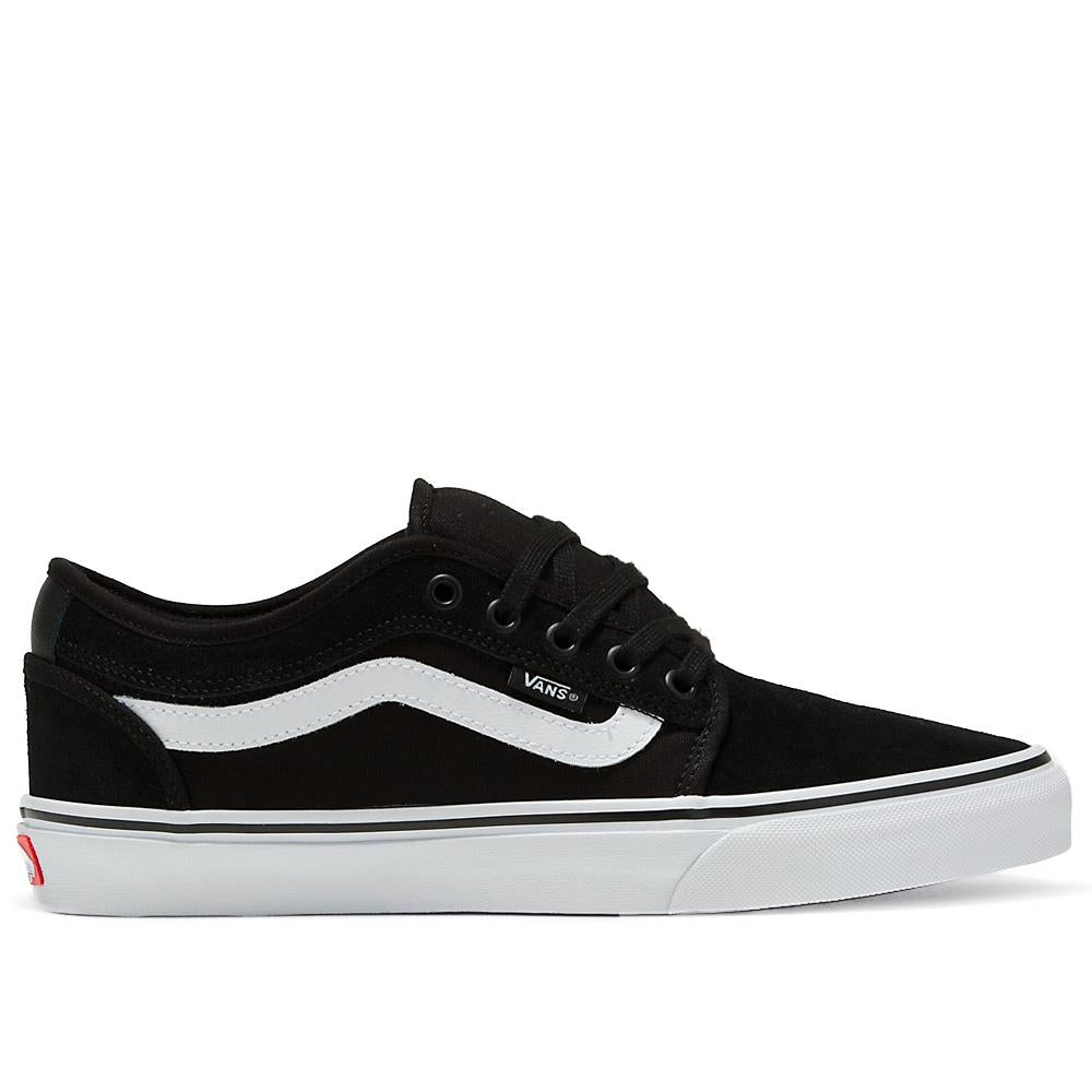 Vans Chukka Low Sidestripe Black/White Source Skate Co