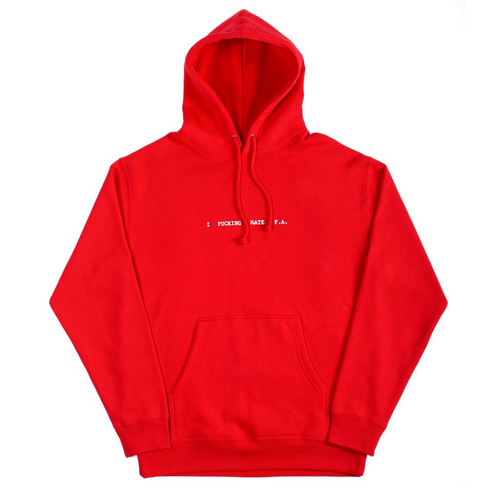 FA Hate FA Hoodie - Red | Source Skate Co