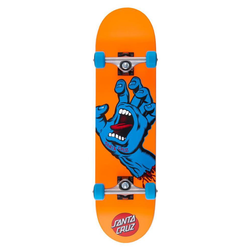 Santa Cruz Complete Skateboard - Screaming Hand Orange 7.8"