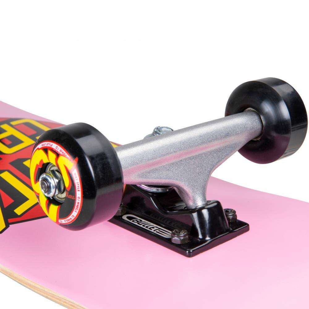 Santa Cruz Complete Skateboard - Classic Dot Micro Sk8 Pink 7.5"