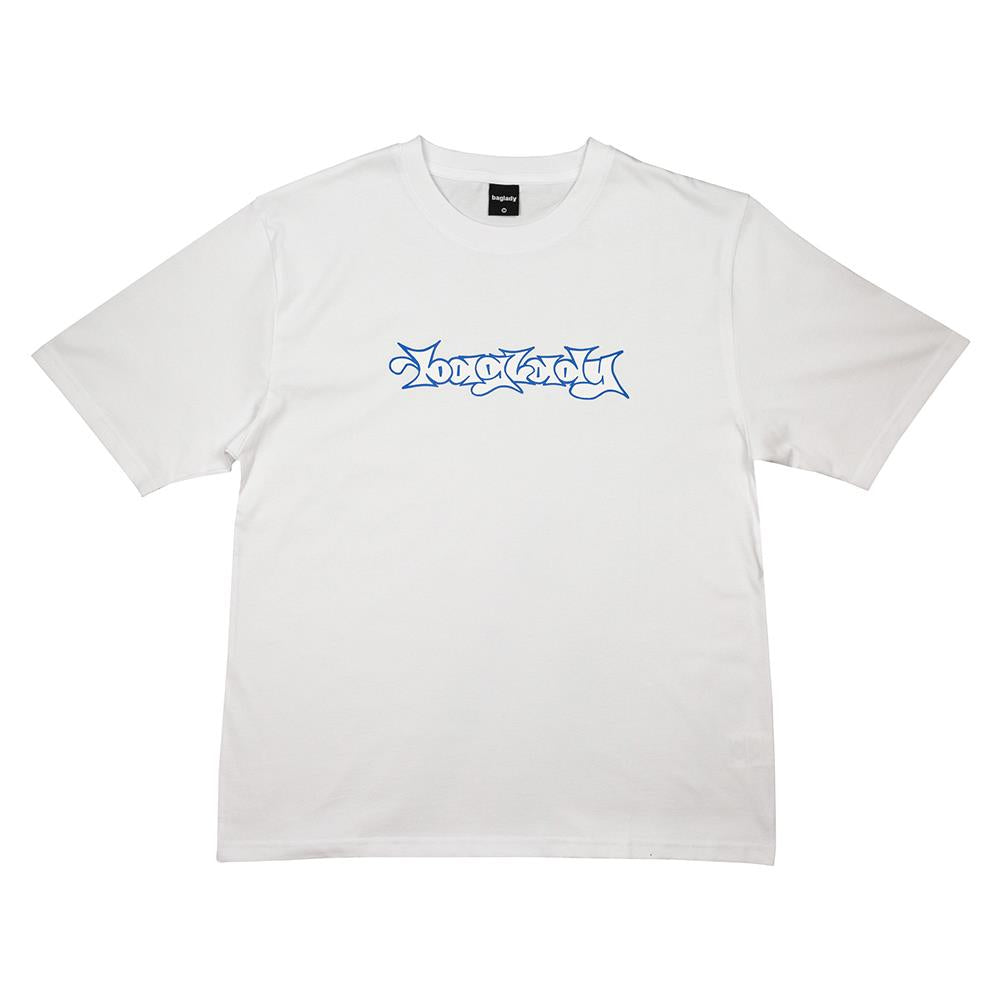 Baglady Bootleg Throw Up Logo T-shirt - White