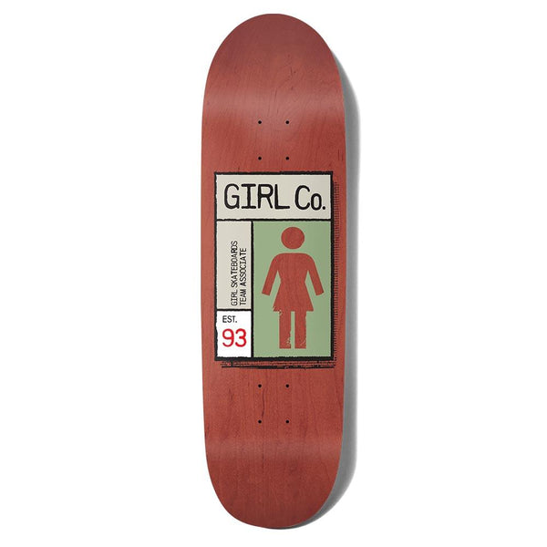 Girl Skateboard Deck - Gridbox Simon Bannerot Loveseat Red 9