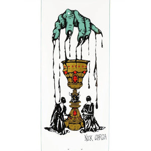 Welcome Skateboard Deck - Chalice Nick Garcia White 8.38"