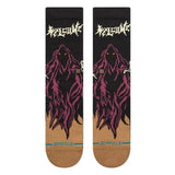 Stance Welcome Skelly Crew Socks - Black - Large