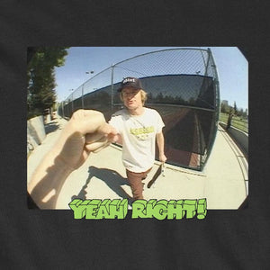 Girl Yeah Right Owen Photo T-Shirt - Black