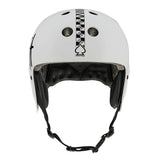 Pro-Tec Full Cut FIT Checkered Helmet - Light Grey