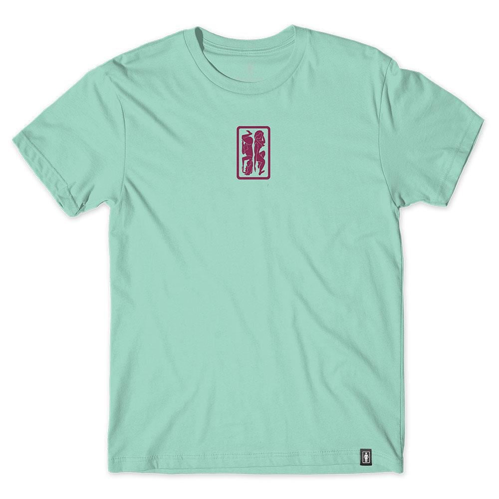 Girl Contour Curves T-Shirt - Island Reef Blue