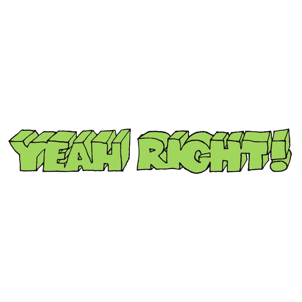 Girl Yeah Right VHS Sticker (Single)