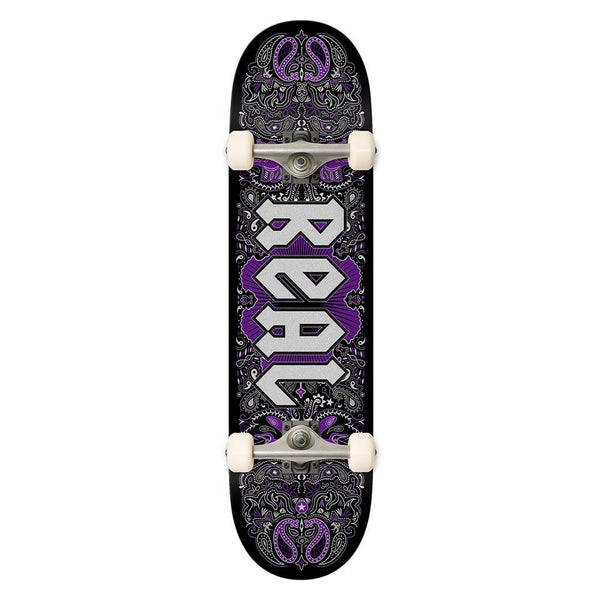 Real Complete Skateboard - Bandana Series Purple 8.25