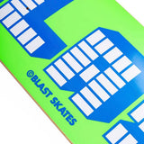 Blast Skateboard Deck - Blast Blocks Green 9"