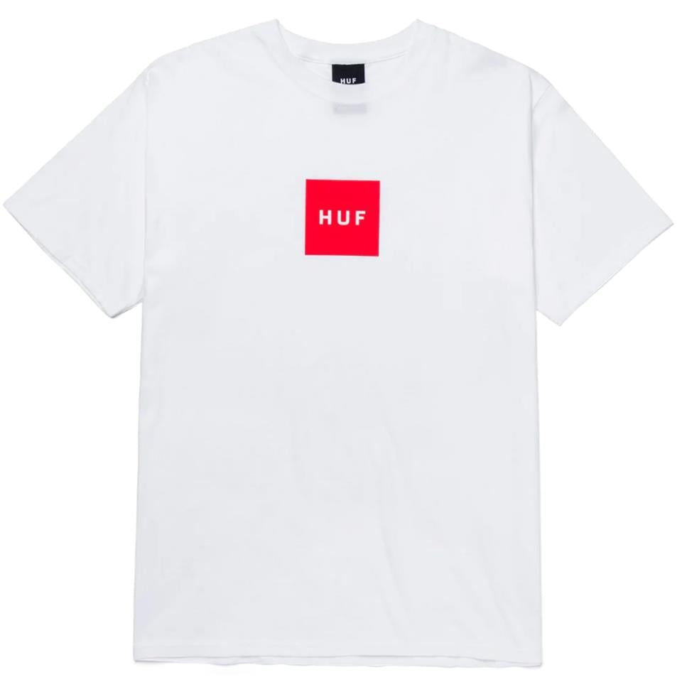 Huf Essentials Box Logo T-Shirt - White
