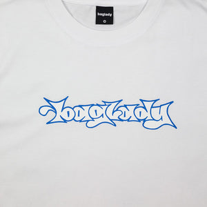 Baglady Bootleg Throw Up Logo T-shirt - White