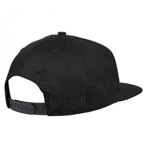 Independent Cant Be Beat 78 Snapback Cap - Black