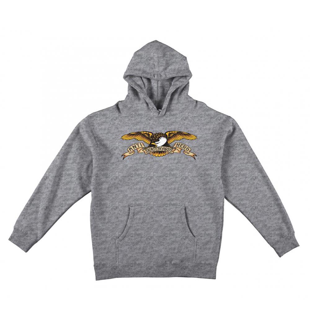 Anti Hero Eagle Hoodie - Grey Heather