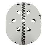 Pro-Tec Full Cut FIT Checkered Helmet - Light Grey