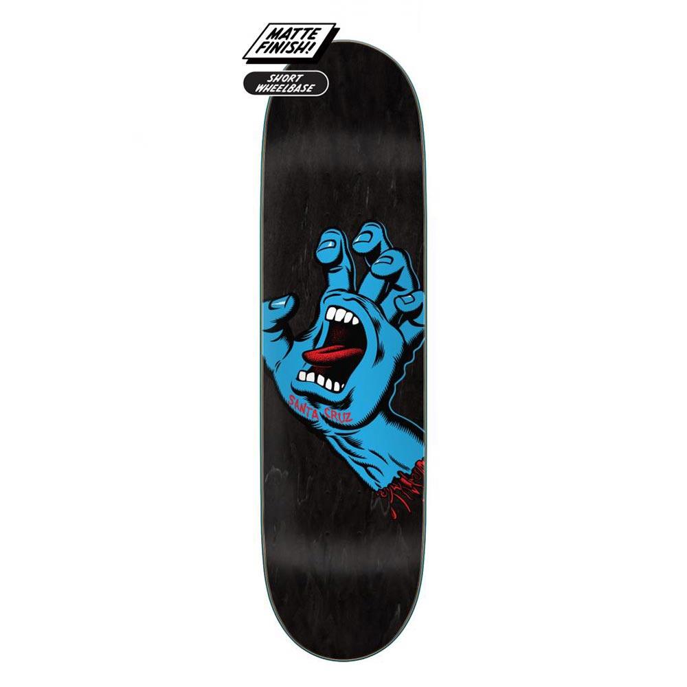 Santa Cruz Skateboard Deck - Screaming Hand Black 8.6"