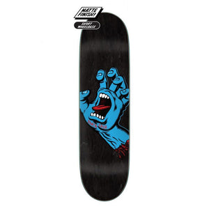 Santa Cruz Skateboard Deck - Screaming Hand Black 8.6"