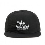 Vans Had A Good Day Jockey Cap - Black