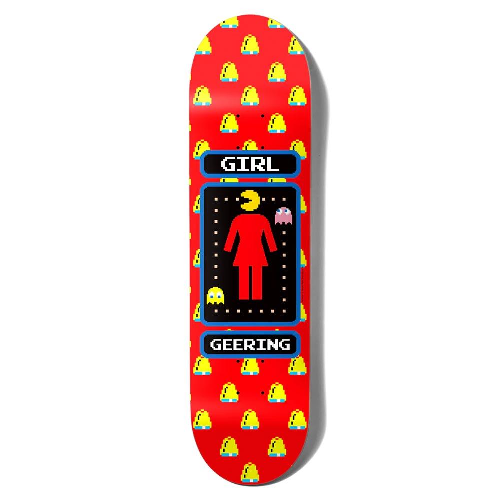 Girl Skateboard Deck - Pac-Man Breana Geering Red 8"