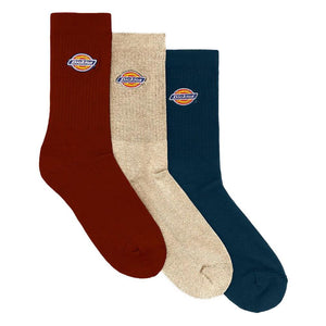 Dickies Valley Grove Socks (3 Pack) - Fired Brick