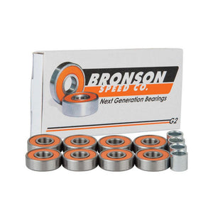 Bronson Speed Co. G2 Skateboard Bearings (8 Pack)