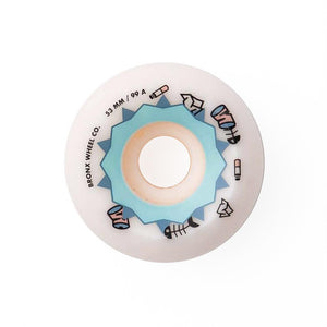 Bronx Wheels - Trash-Roll V5 Conical Shape White 99a 53mm (4 Pack)