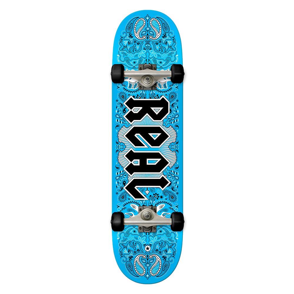 Real Complete Skateboard - Bandana Series Blue 7.5"