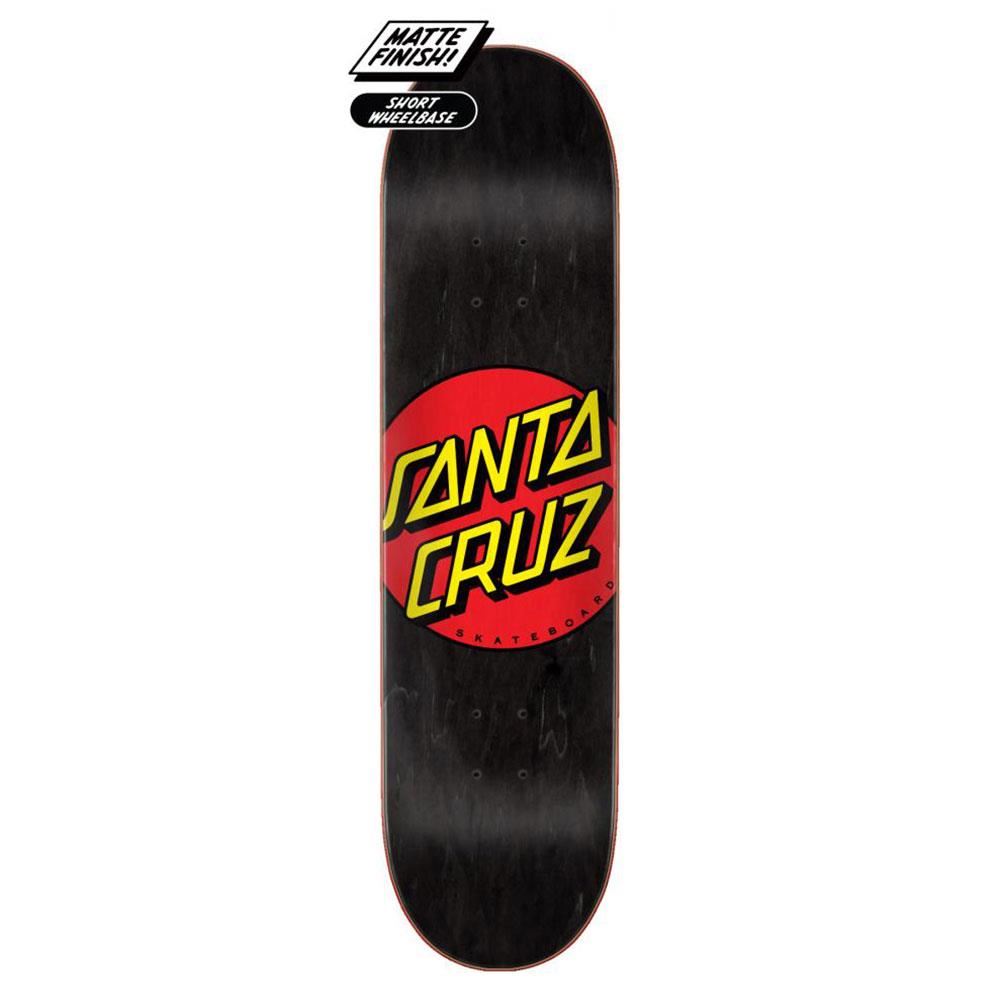 Santa Cruz Skateboard Deck - Classic Dot Black 8.25"