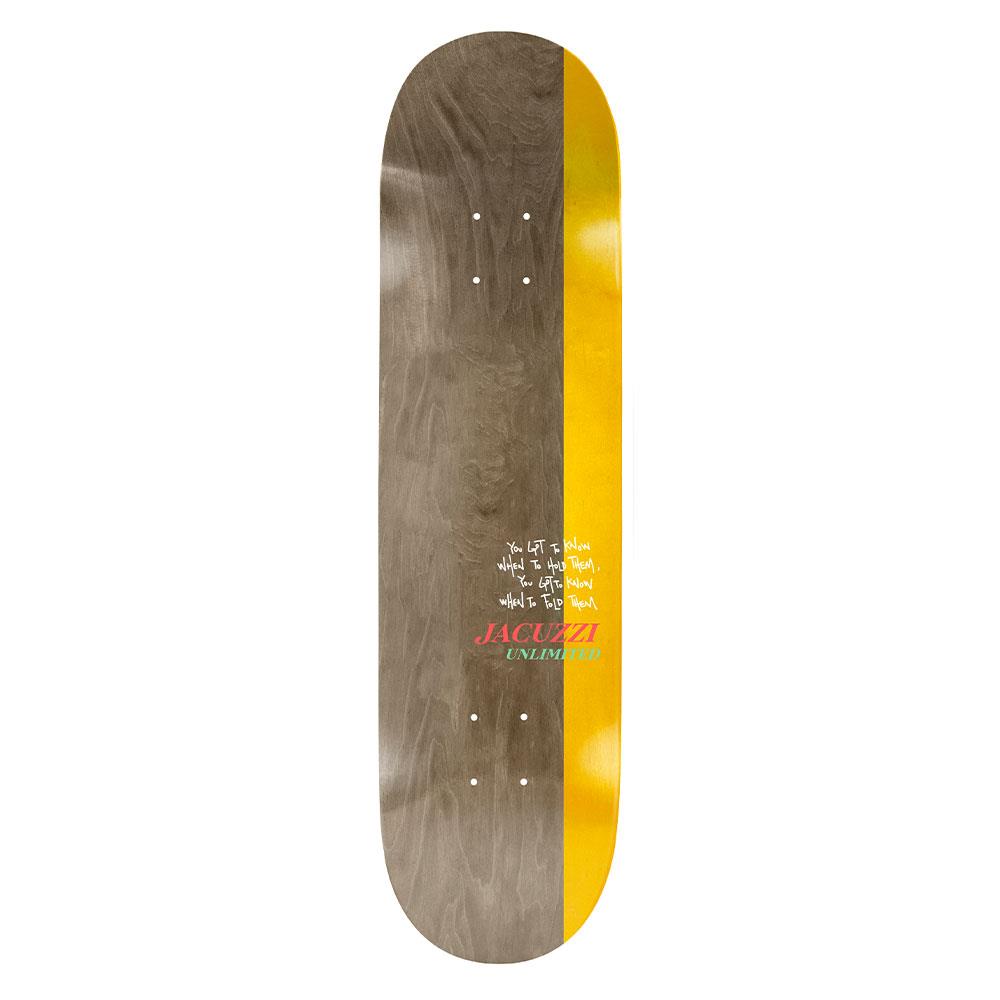 Jacuzzi Skateboard Deck - Michael Pulizzi Know When to Hold Em EX7 8.375"