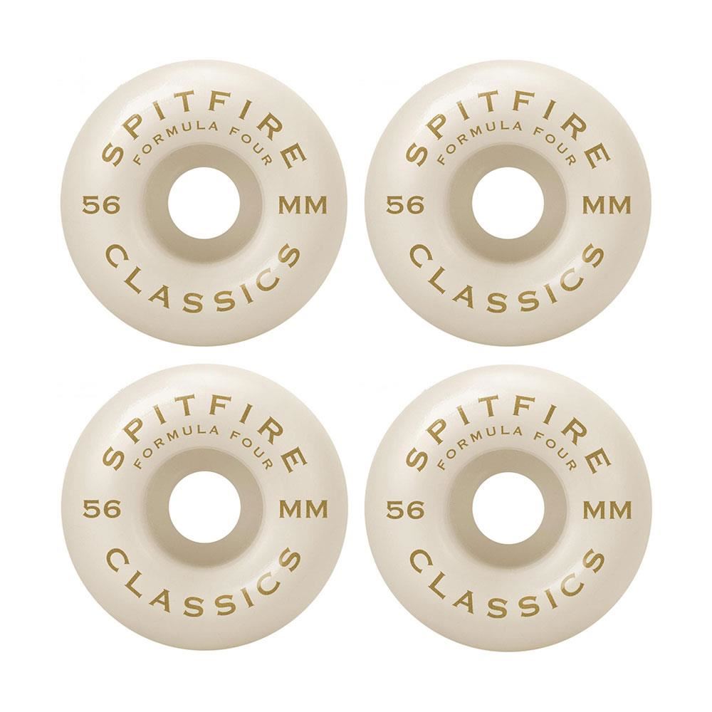 Spitfire Wheels - Formula Four Classics 101a 56mm White/Blue (4 Pack)