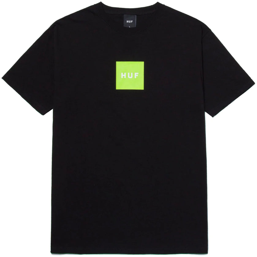 Huf Essentials Box Logo T-Shirt - Black
