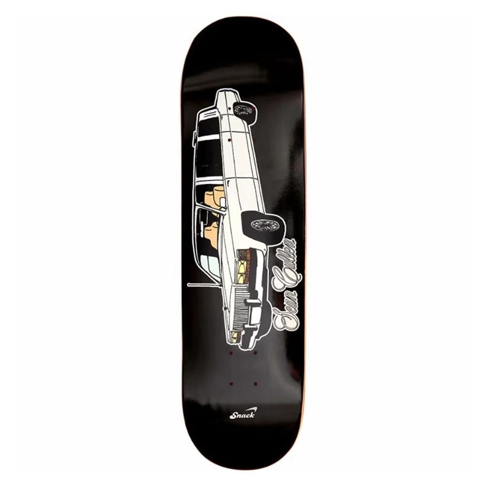 Snack Skateboard Deck - Cullen Whip Black 8.375"