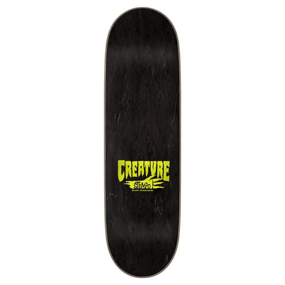 Creature Skateboard Deck -  Logo Outline Stumps Black 9"