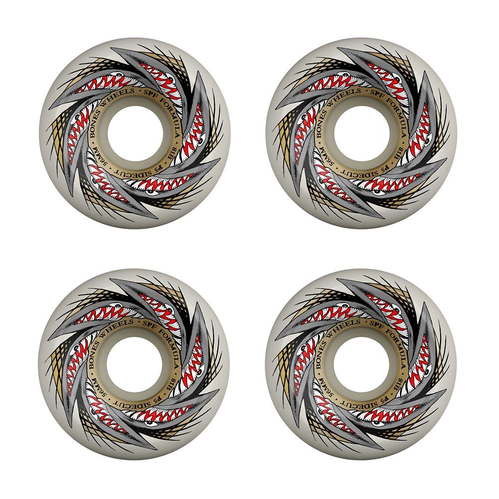 Bones Wheels - SPF Formula Pool Sharknado P5 Sidecut White 101a 56mm (4 Pack)
