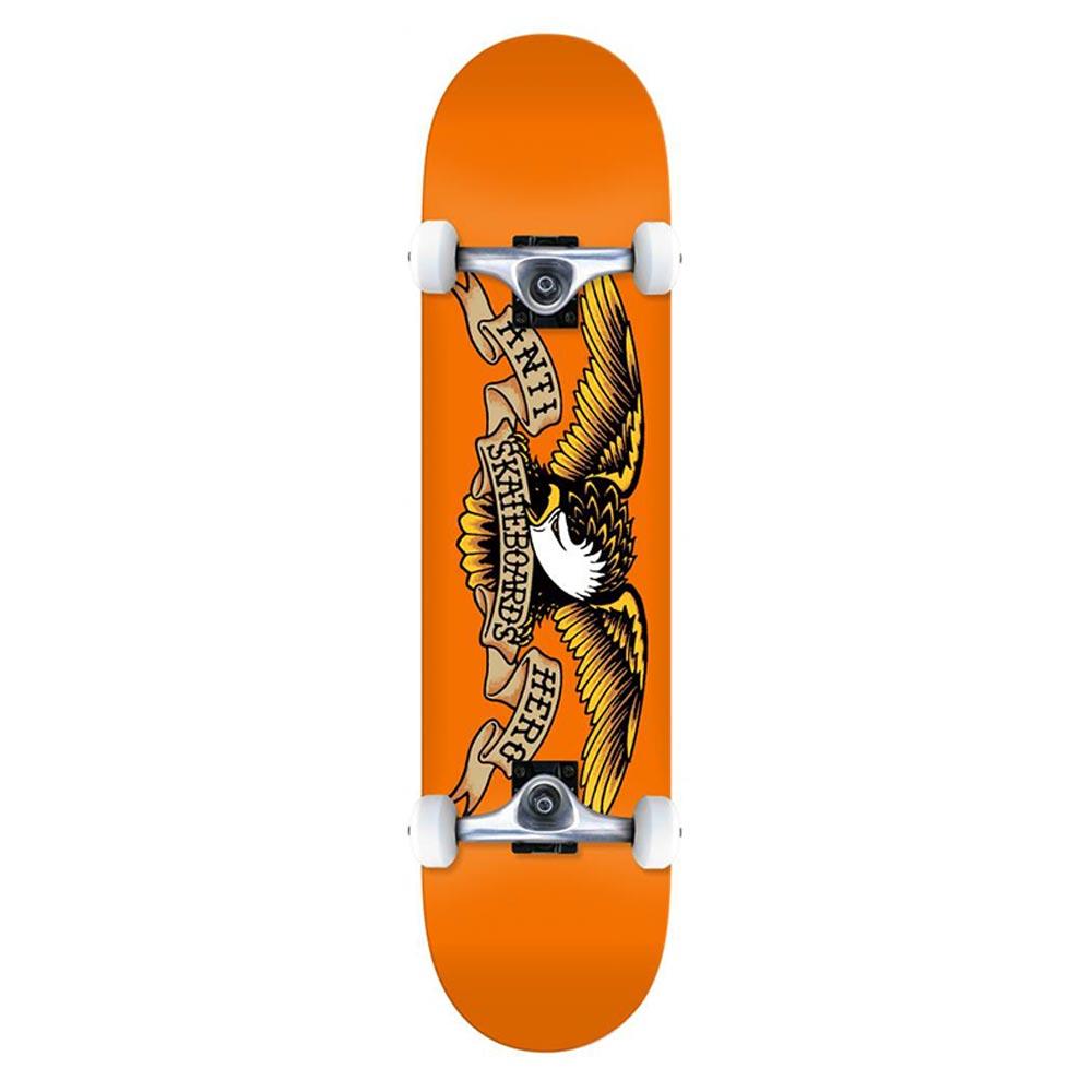 Anti Hero Complete Skateboard - Classic Eagle MD Orange 7.75"