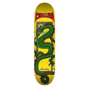 Powell Peralta Skateboard Deck - Cab Chinese Dragon Yellow 7.5"
