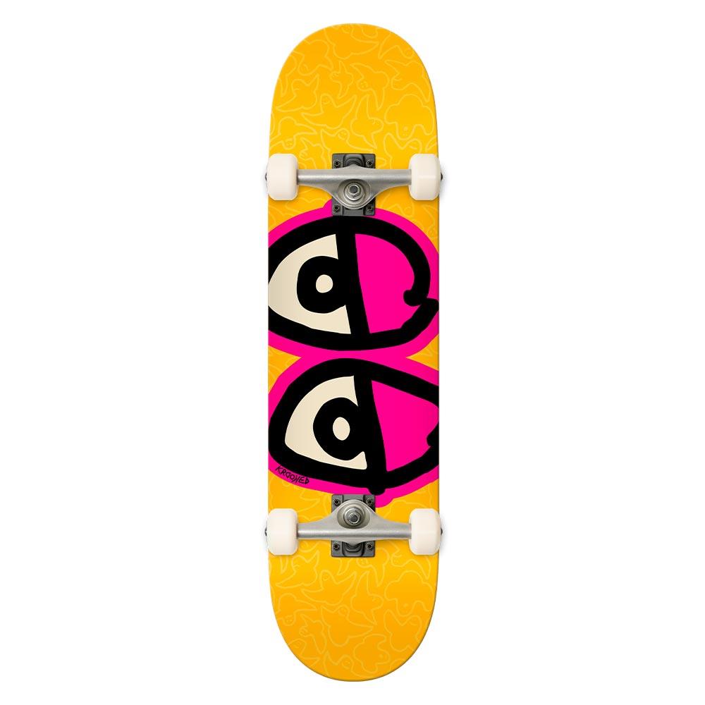 Krooked Complete Skateboard - Eyes N Birds 8.25"