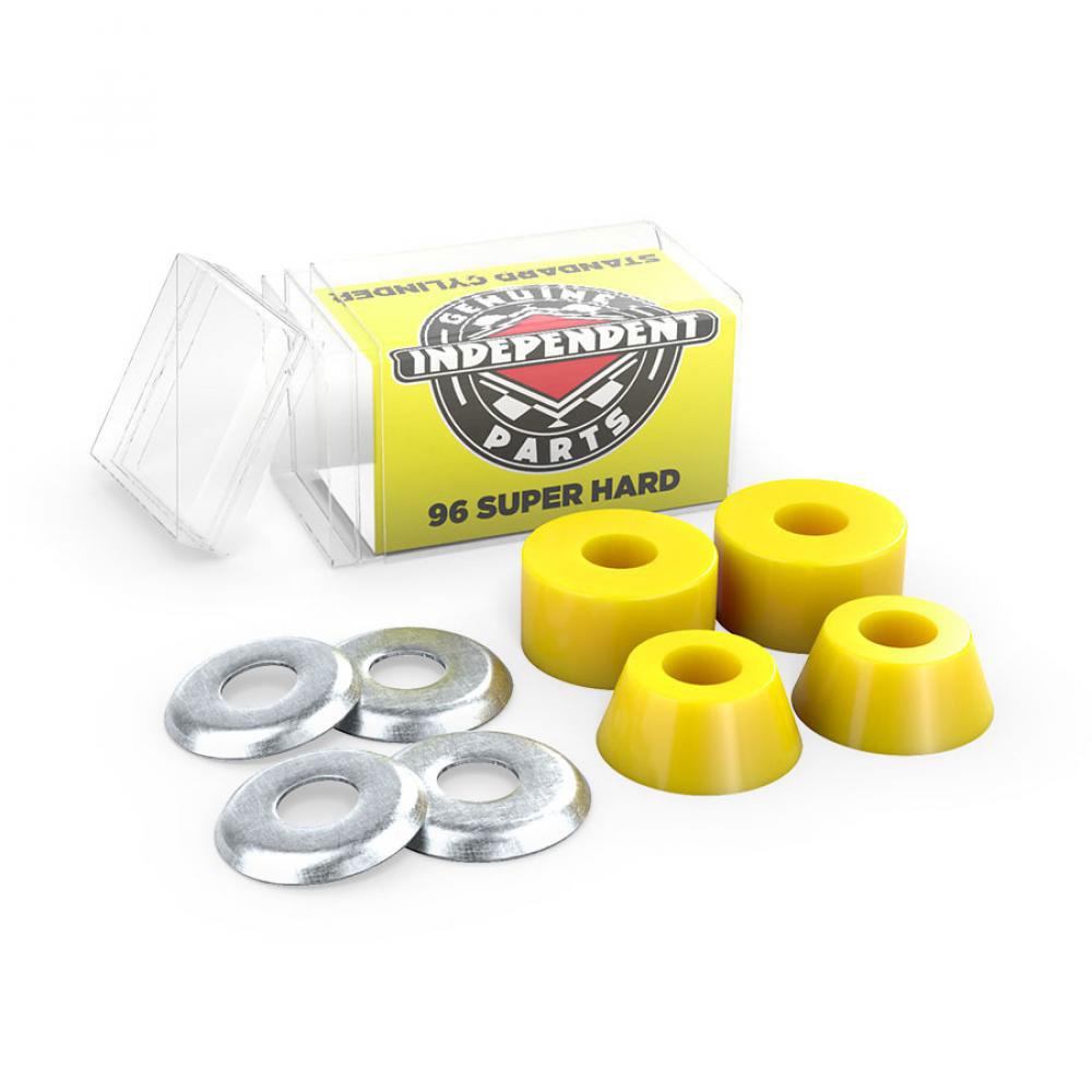 Independent Skateboard Bushings - Standard Cylinder Super Hard 96a Yellow (2 Pack)