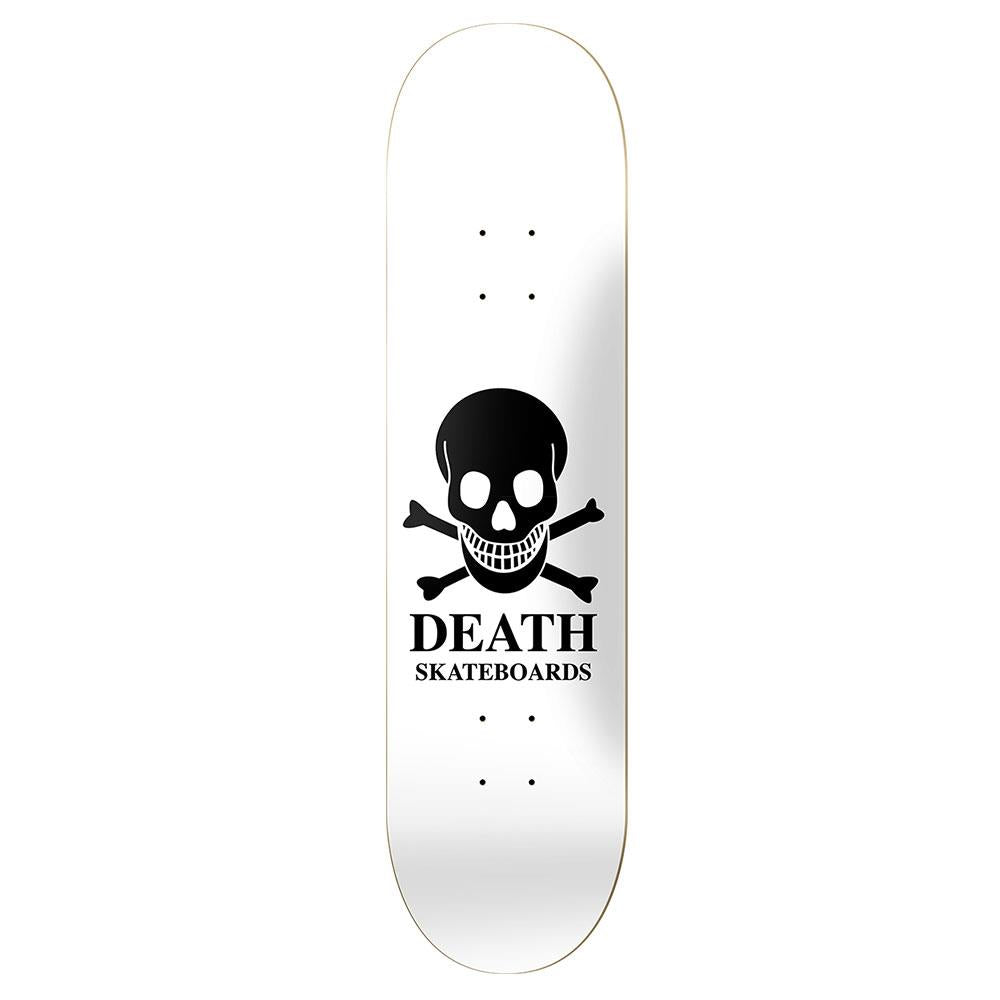 Death Skateboard Deck - OG Skull White 8.5"