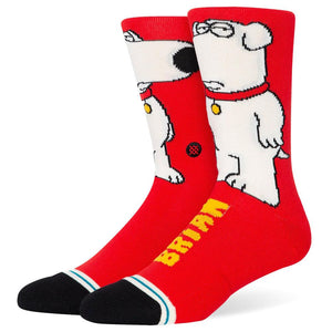 Stance Family Guy The Dog Socks - Red