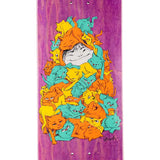 Welcome Skateboard Deck - Purr Pile - Nora Pro Model Purple 8.25"