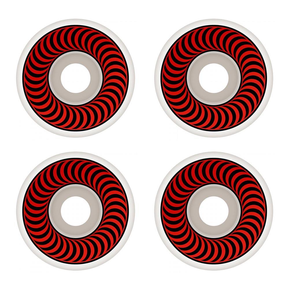 Spitfire Wheels - Classics White/Red 99a 60mm (4 Pack)