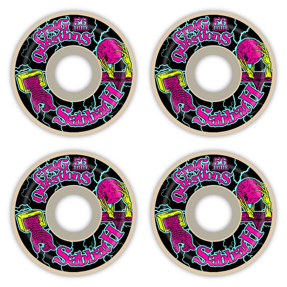 Sabbath Wheels - Craig Questions x French Conical White 99a 56mm (4 Pack)