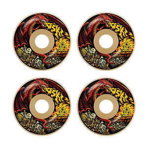 Spitfire Wheels - Formula Four Oski Scorched Radial White/Black 99a 57mm (4 Pack)