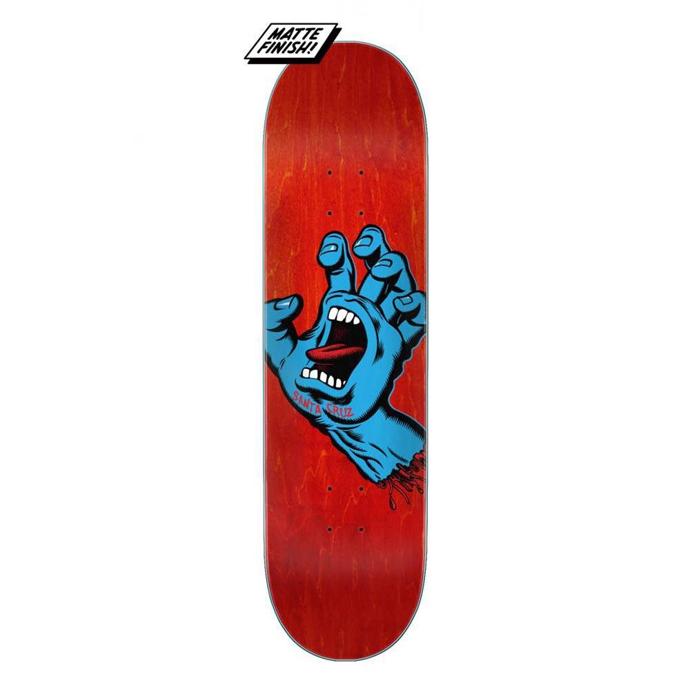 Santa Cruz Skateboard Deck - Screaming Hand Red 8"