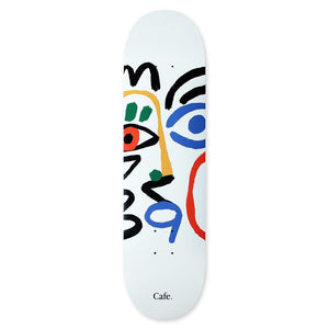Skateboard Cafe Deck - Marcello White 8"